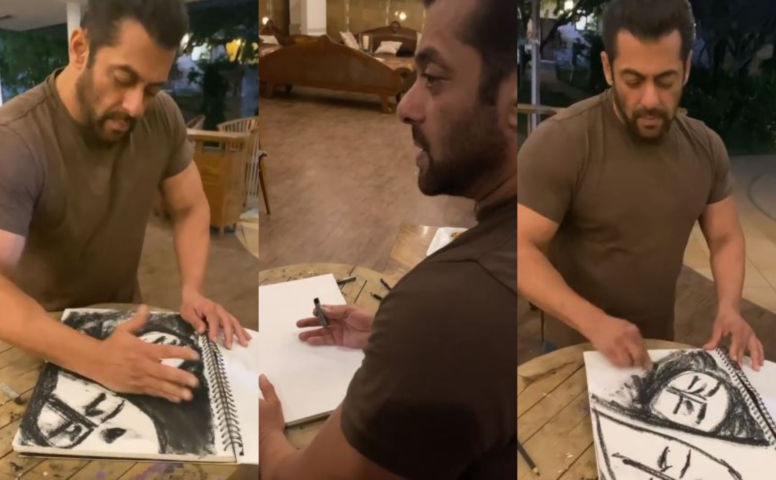 Coronavirus Lockdown: Salman Khan Uses His Time At Home To Sketch While Humming The Tune Of Kaho Naa Pyaar Hai