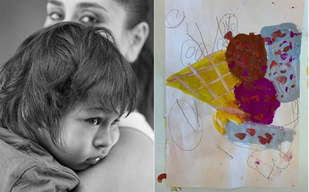 Kareena Kapoor Khan Shares An Artwork By Son Taimur, Calls Him 'In House Picasso'!