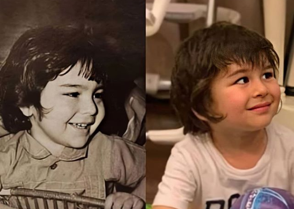 करीना कपूर ने सैफ के बचपन की फोटो से किया साबित, तैमूर को डैडी से मिला है सारा क्यूटत्व! 