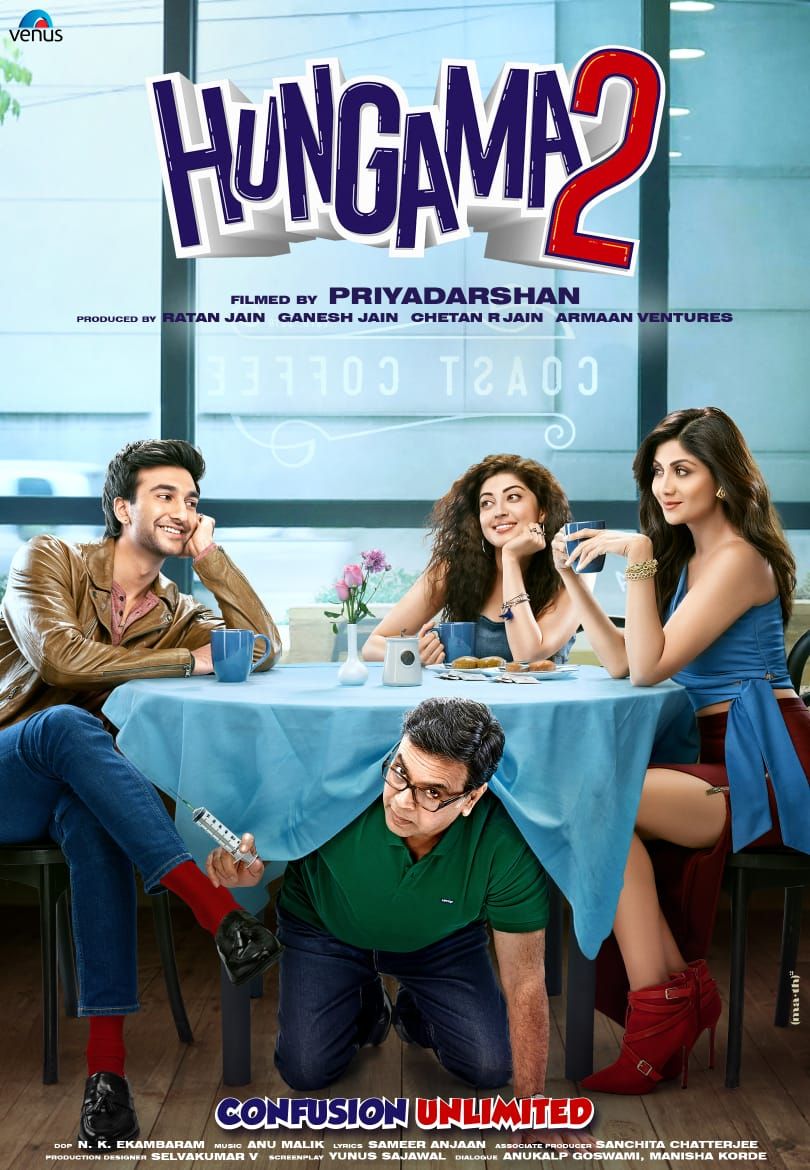 Hungama 2: Shilpa Shetty, Meezaan And Pranitha Look Glam In The New Poster, But Paresh Rawal Steals The Show