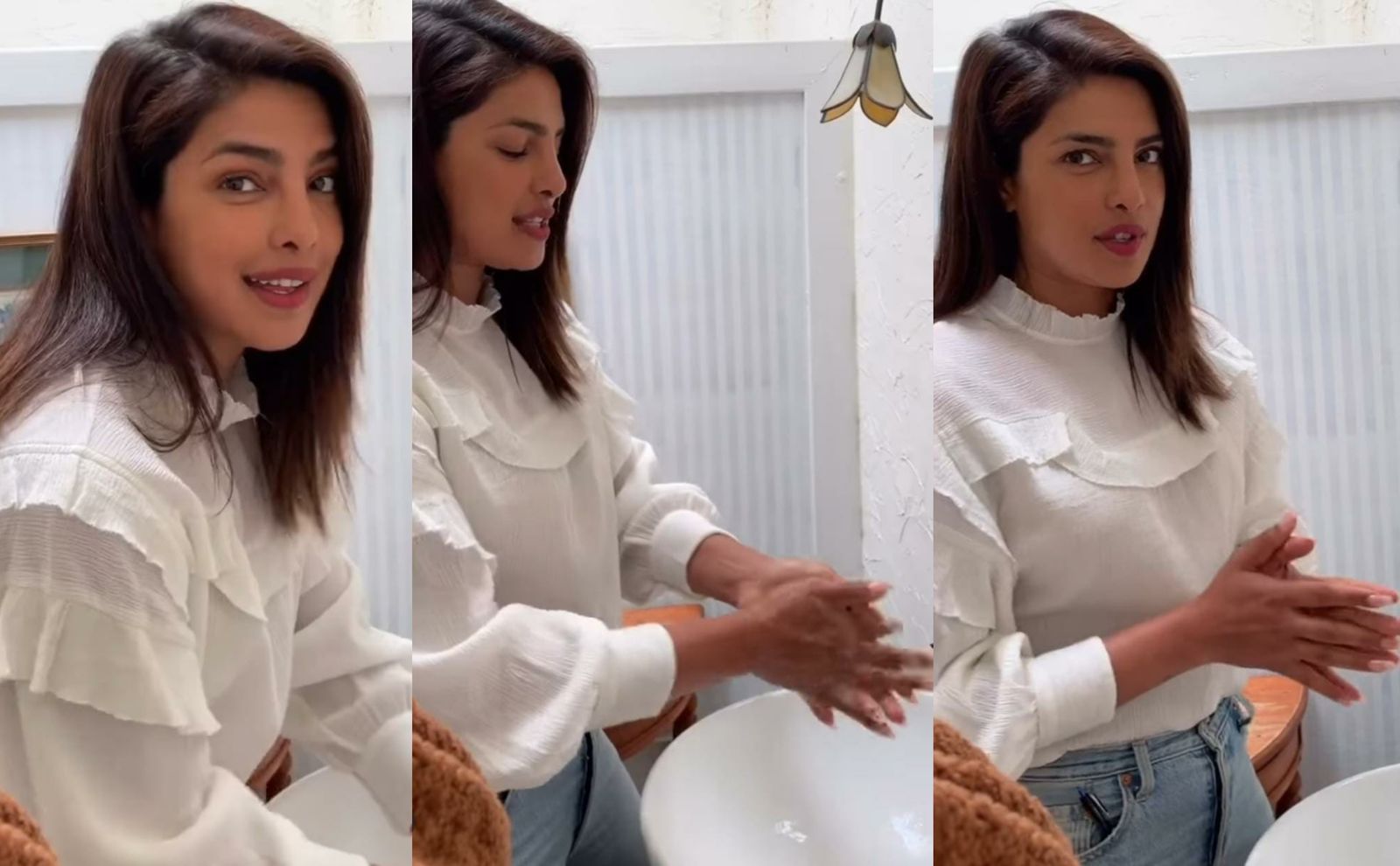 Priyanka Chopra Sings A Special Song Co-Written By Nick Jonas As She Takes The Safe Hands Challenge; Watch