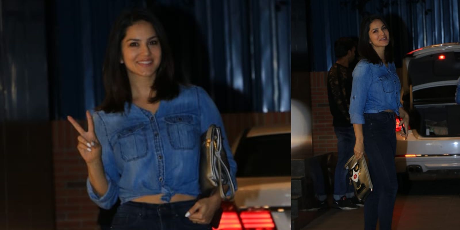 Sunny Leone Turns Heads In A Casual Yet Chic Denim Outfit; Get Her Look