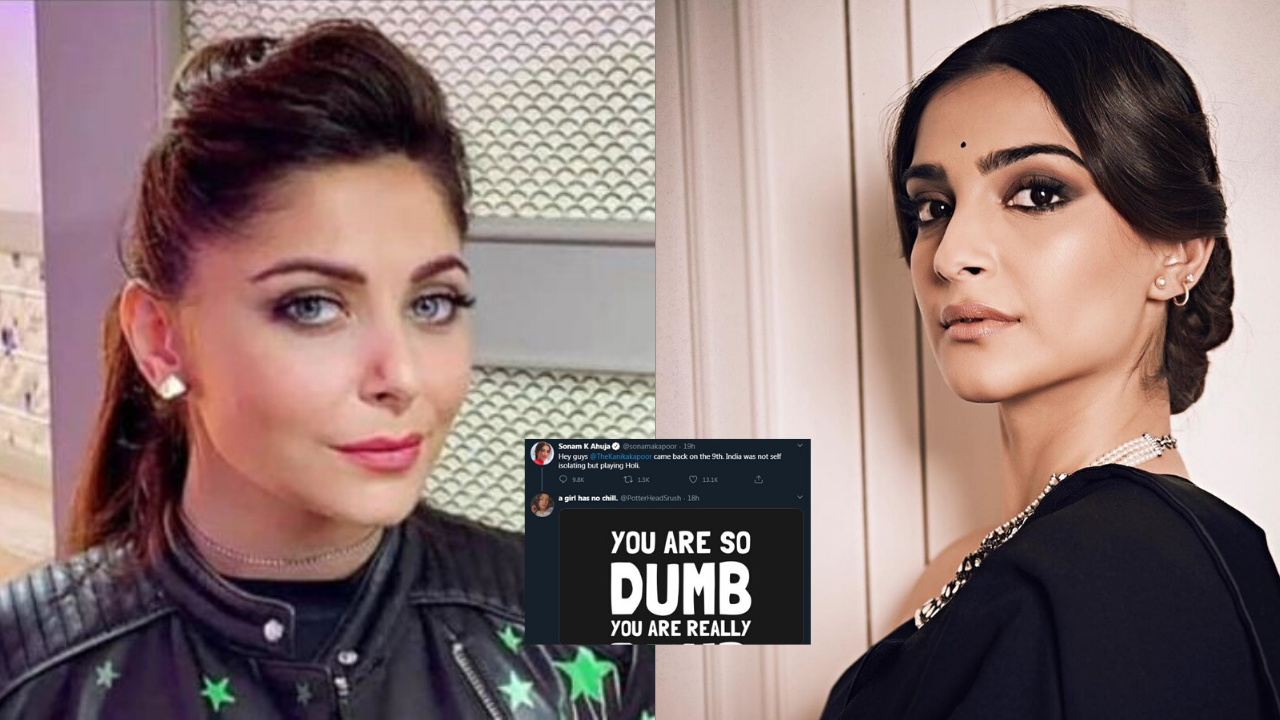 COVID-19: Netizens Call Sonam Kapoor Ahuja ‘Dumb’ After She Defends Kanika Kapoor; Take A Look
