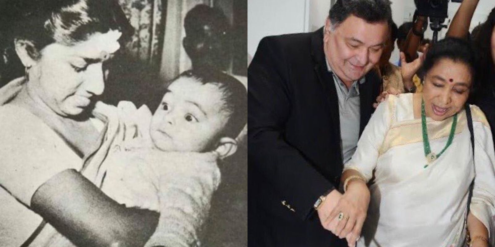 R.I.P Rishi Kapoor: Lata Mangeshkar Shares Picture With The Actor When He Was Just Months Old, Asha Bhosle Shares Their Last