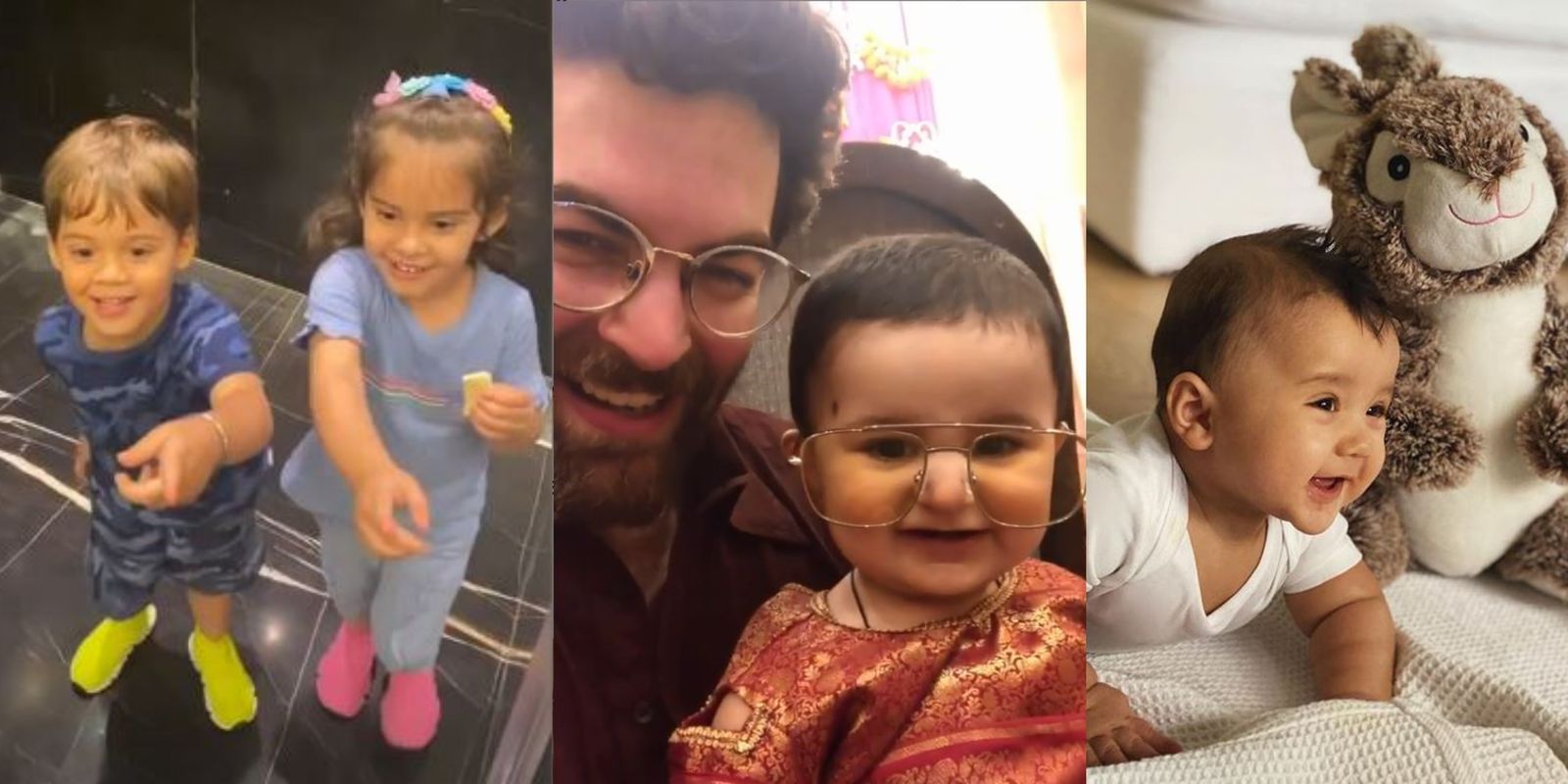 Yash Roohi Call Karan Johar Dirty, Nurvi Poses With Big Glasses And Amy Jackson Shares Picture Of Baby Andreas; See Posts