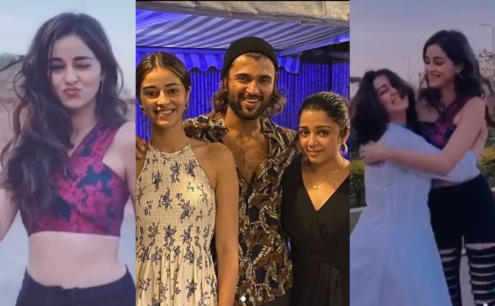 Ananya Panday And Charmme Kaur Had A Gala Time On The Sets Of Vijay Deverakonda’s Fighter; Check Out BTS Videos