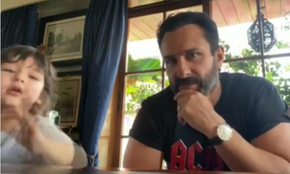 Taimur Ali Khan Video Bombs Dad Saif Ali Khan’s Interview Once Again! See Video…