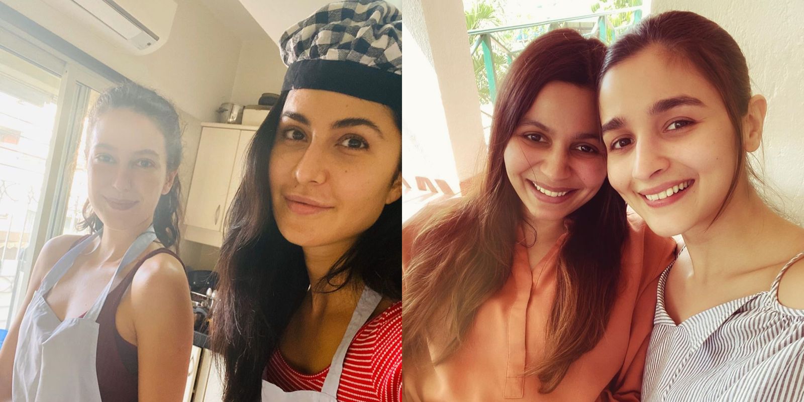 Katrina Spends Time With Sister Isabelle In The Kitchen; Alia And Shaheen Look Adorable In Their Throwback Picture