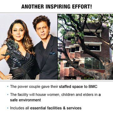 शाहरुख़ खान ने फिर बढ़ाया मदद का हाथ, क्वारंटाइन सेंटर बनाने के लिए पेश की अपनी 4 मंजिल की बिल्डिंग