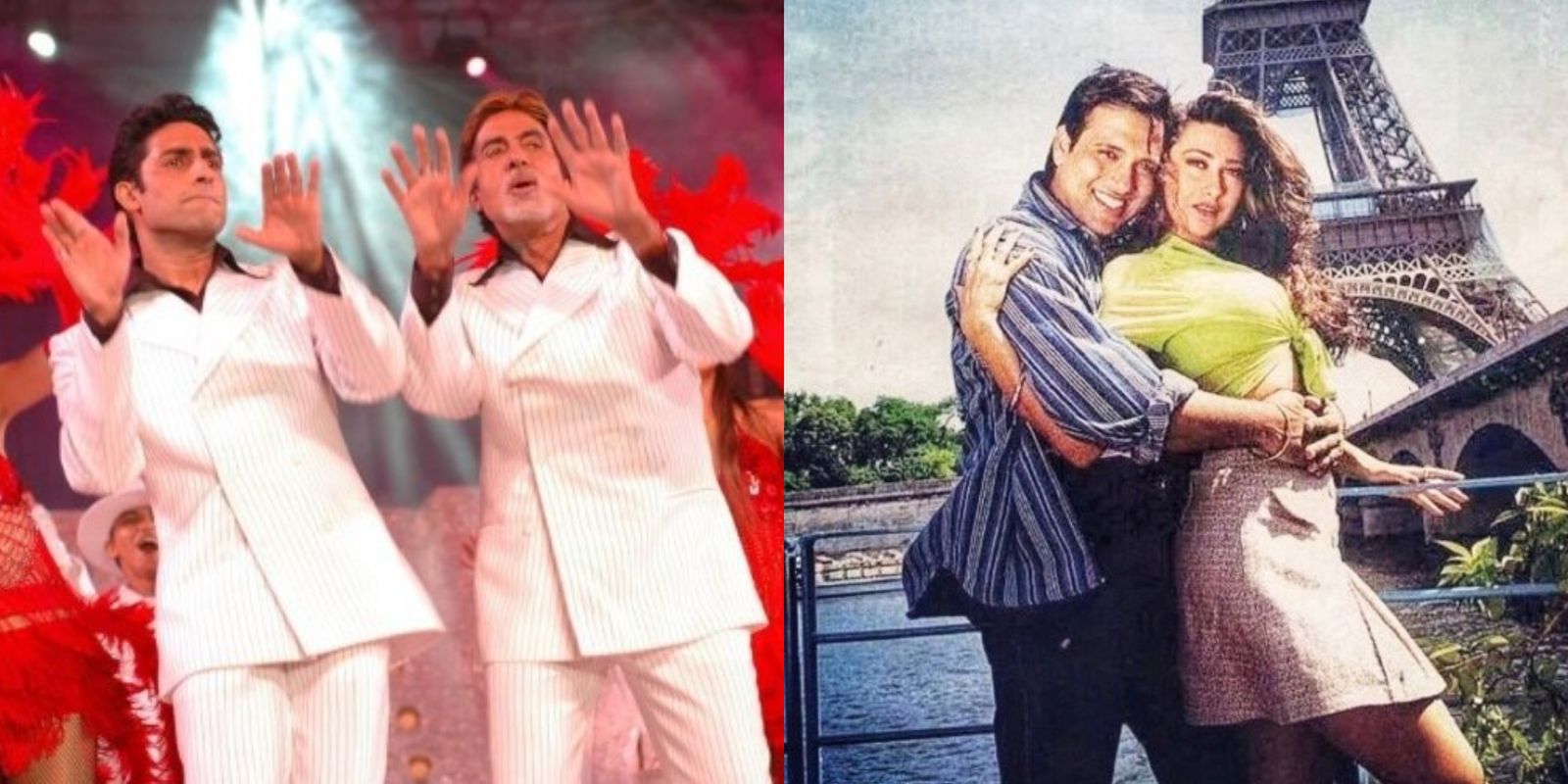Abhishek Bachchan Remembers 1st Stage Performance With Big B; Karisma Misses Dancing Around Eiffel Tower With Govinda