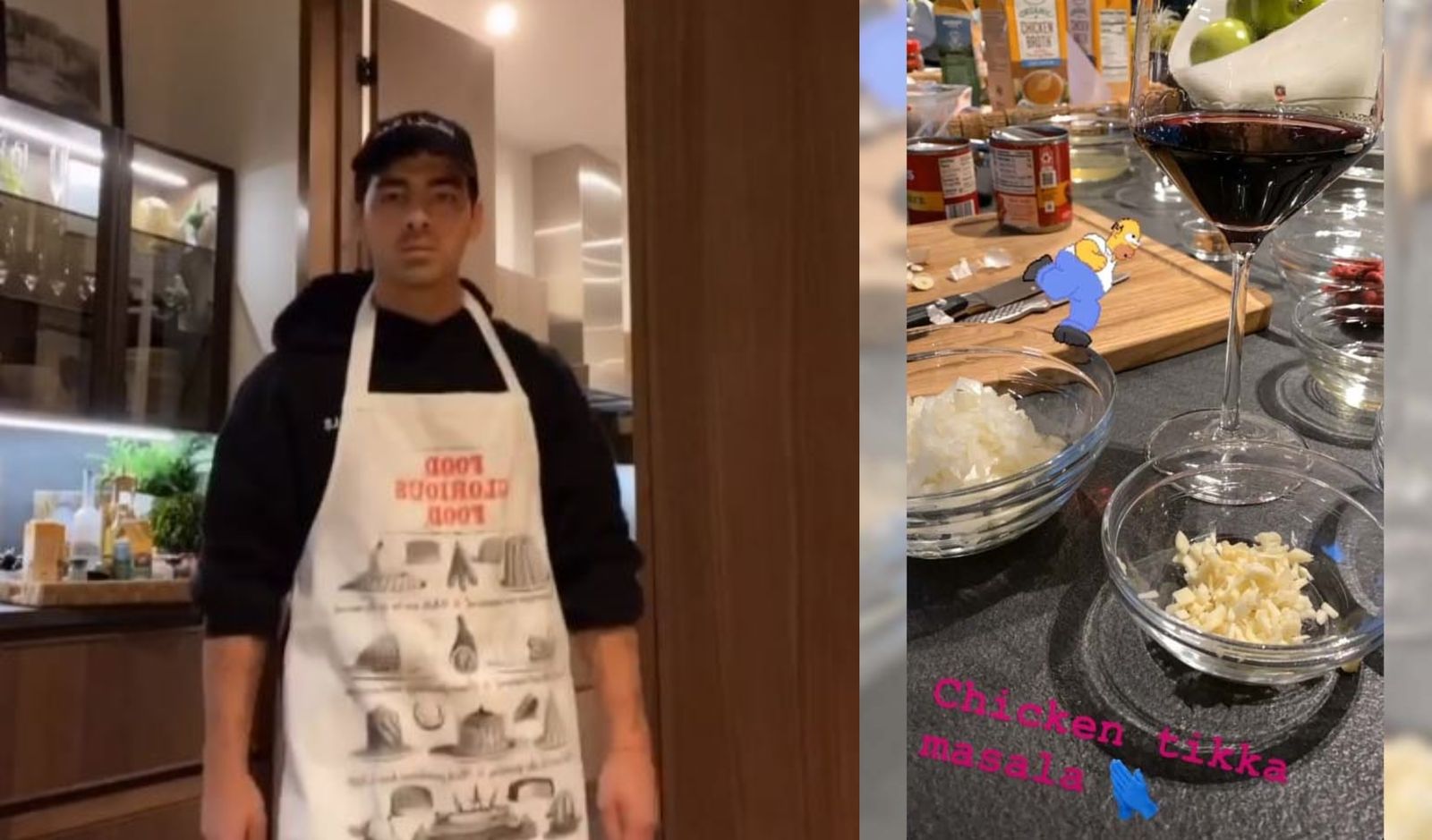 Joe Jonas Turns Chef, Preps To Make Chicken Tikka Masala At Home