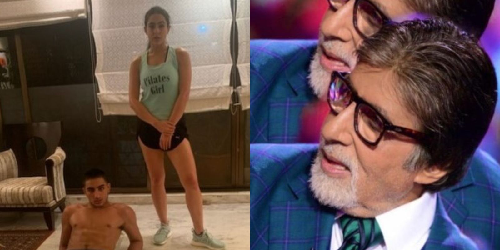 Sara Is Joined By Ibrahim And Fuffy Singh During Workout; Amitabh Bachchan Reveals A Bat Entered His Room