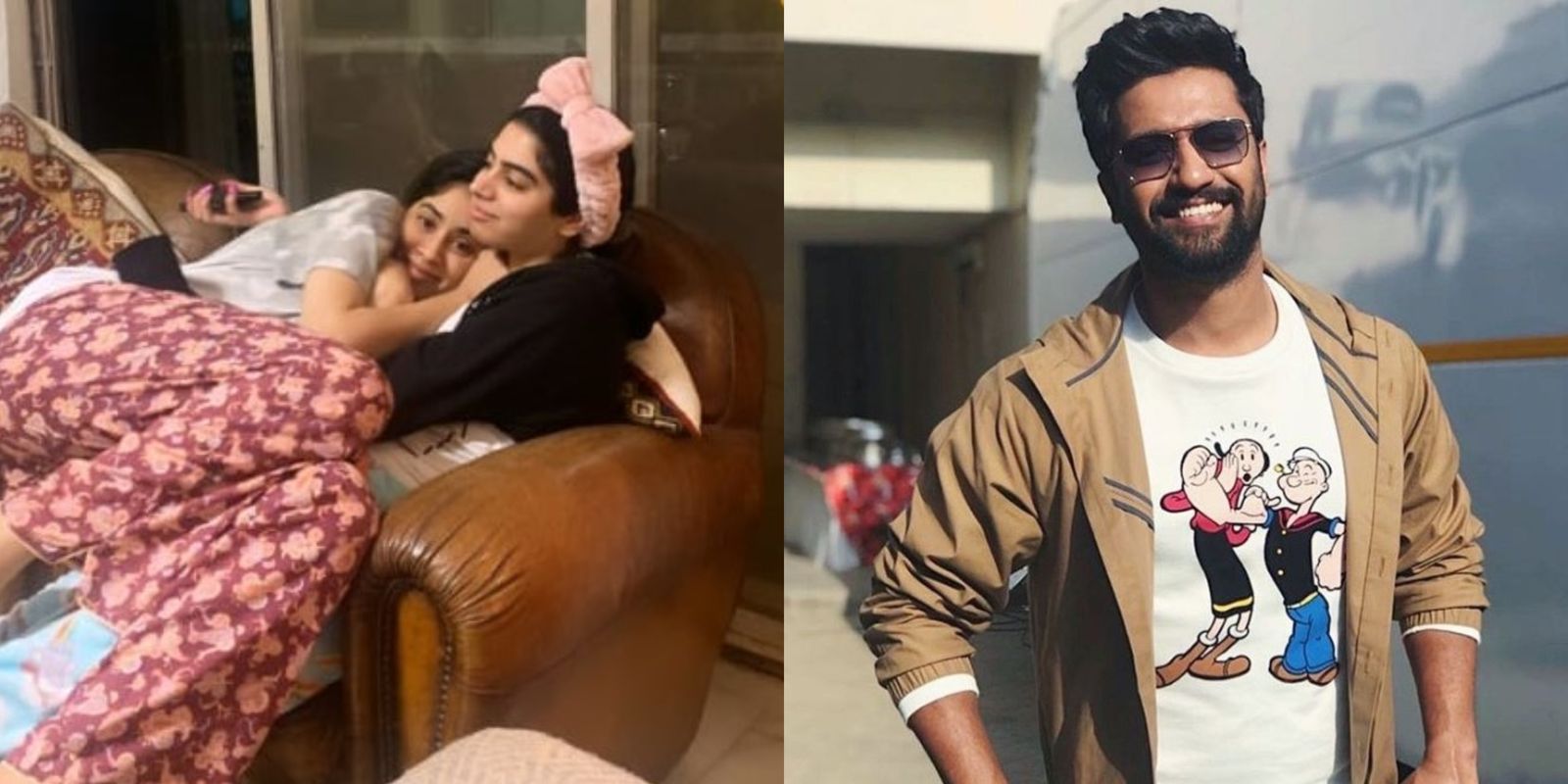 Janhvi Kapoor Spends Quality Time With Sister Khushi; Vicky Kaushal Reveals The Name Of His 1st Bollywood Crush