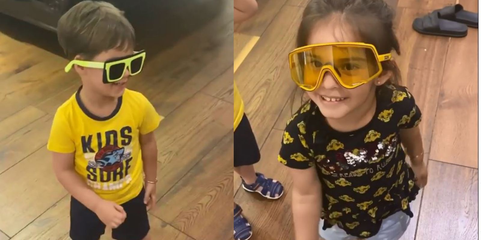 Karan Johar’s Kids Yash And Roohi Try Out His Shades, Son Calls It ‘Stupid’; Watch Hilarious Video