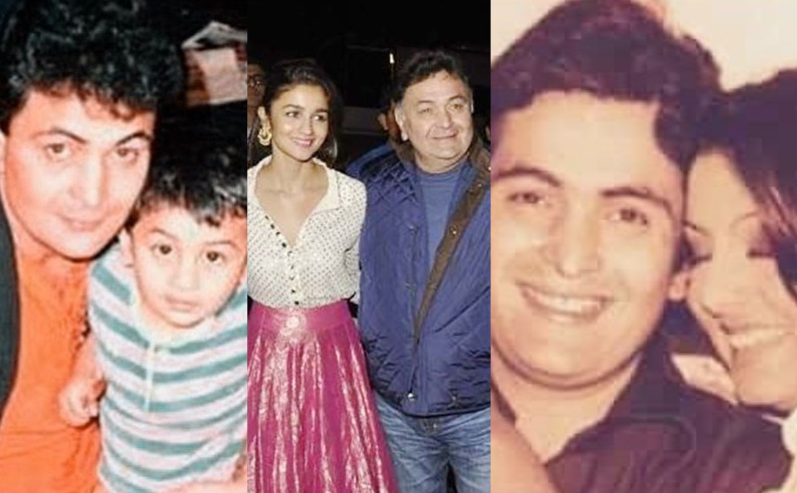 Alia Bhatt Calls Rishi Kapoor A Passionate Tweeter And Father; Shares Throwback Pics Of The Actor With Ranbir, Neetu