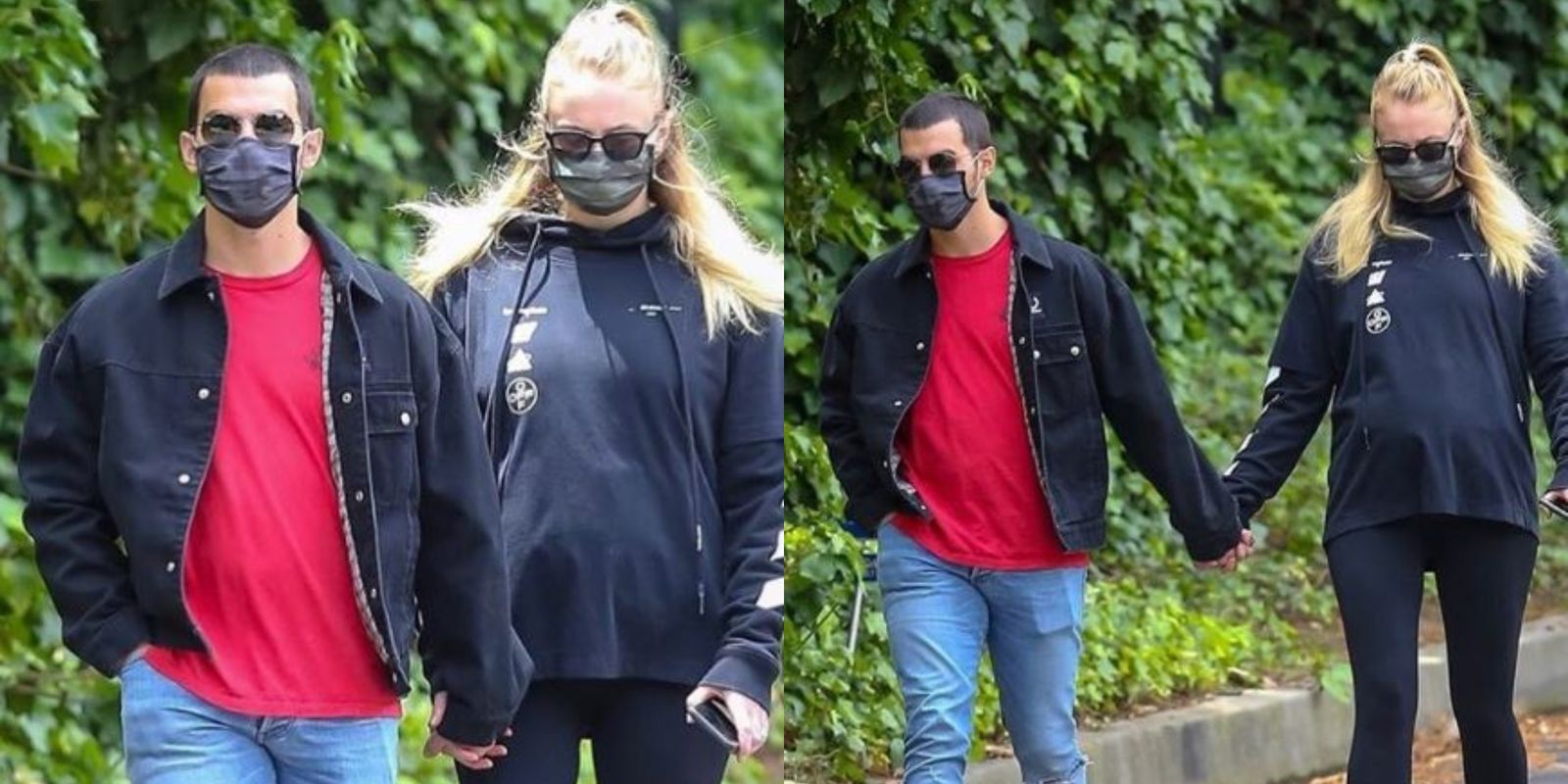 Sophie Turner Flaunts Her Baby Bump For The First Time Since Pregnancy Rumors, Steps Out For A Walk With Joe Jonas