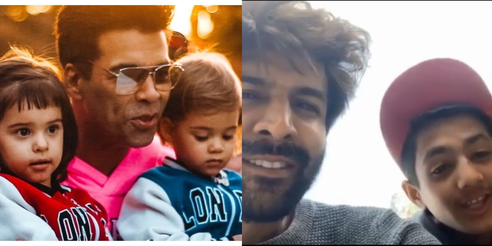 Karan Johar Plays Rapid Fire With Kids Yash And Roohi, Kartik Aaryan Posts Video With His ‘Hunjee Boys’