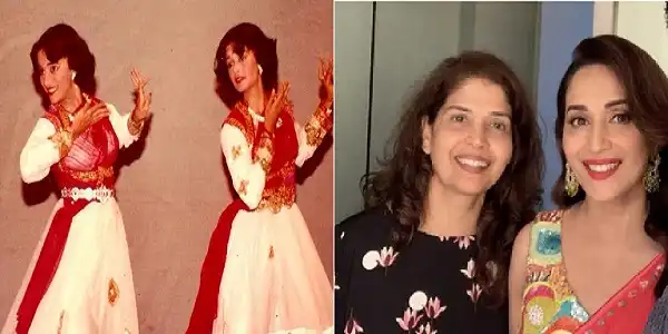 Madhuri Dixit Shares An Unseen Photo Of Her Performing With Her Sister On Stage, Can you Tell Who Is Who?
