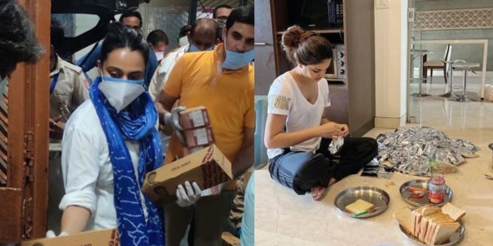 Swara Bhasker Donates Chappals To Migrants, Nidhhi Agerwal Prepares Food For The Needy