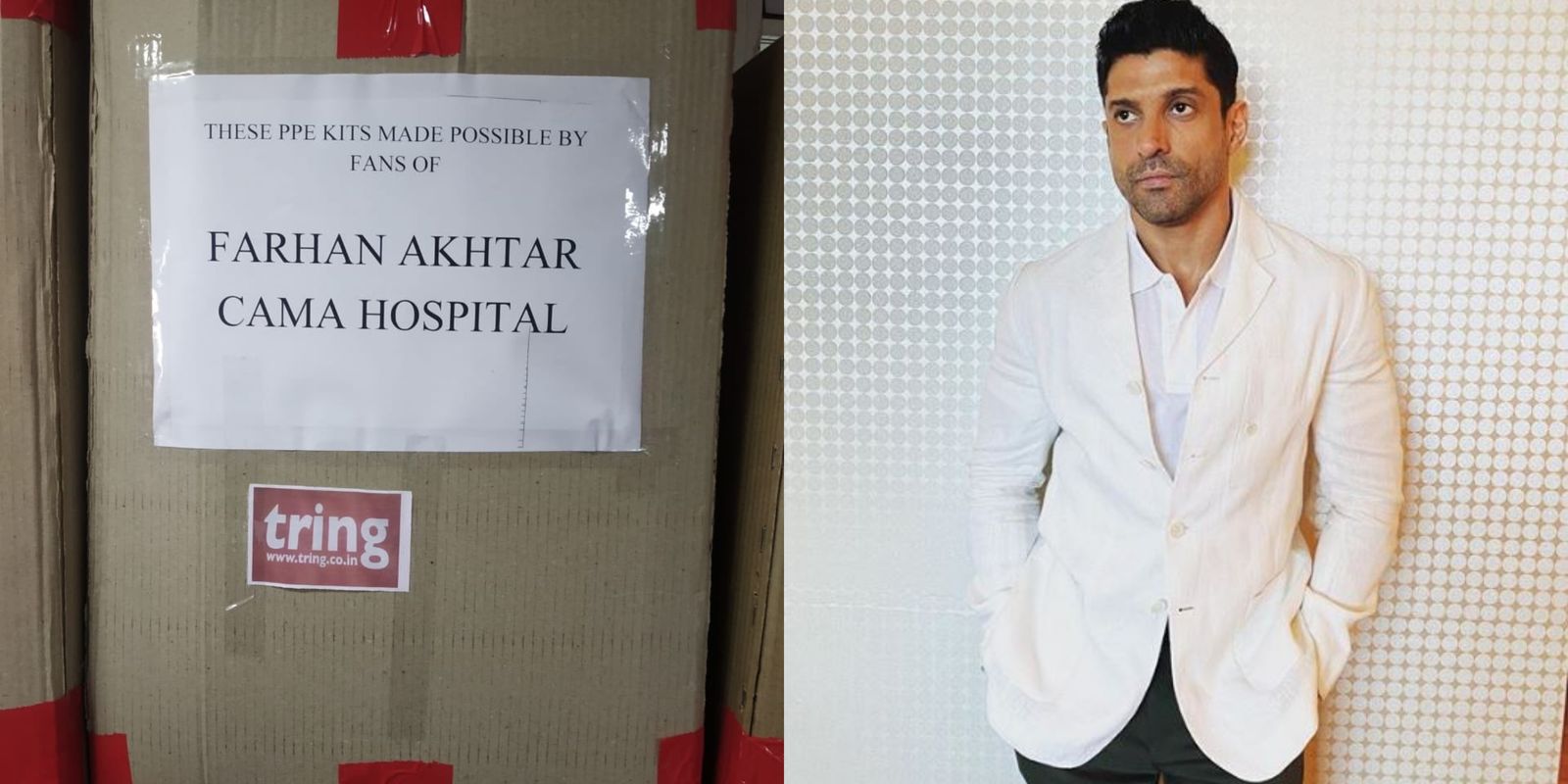 Farhan Akhtar's Charitable Motives Questioned By Users For Putting Name On Donated Kits, Ask 'Shouldn't Help Be Faceless?'