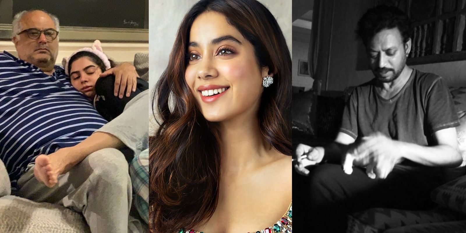 Janhvi Shares A Beautiful Snap Of Khushi, Boney; Babil Brightens Up Our Day With Irrfan Khan’s Throwback Pic