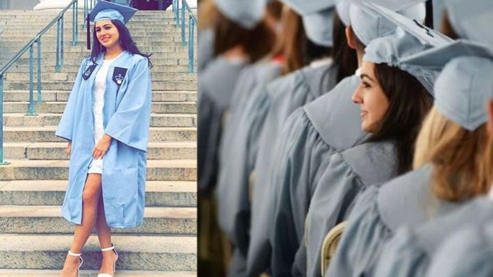 सारा अली खान को आई अपने ग्रेजुएशन के दिनों की याद, तस्वीर की कॉलेज की तस्वीरें 