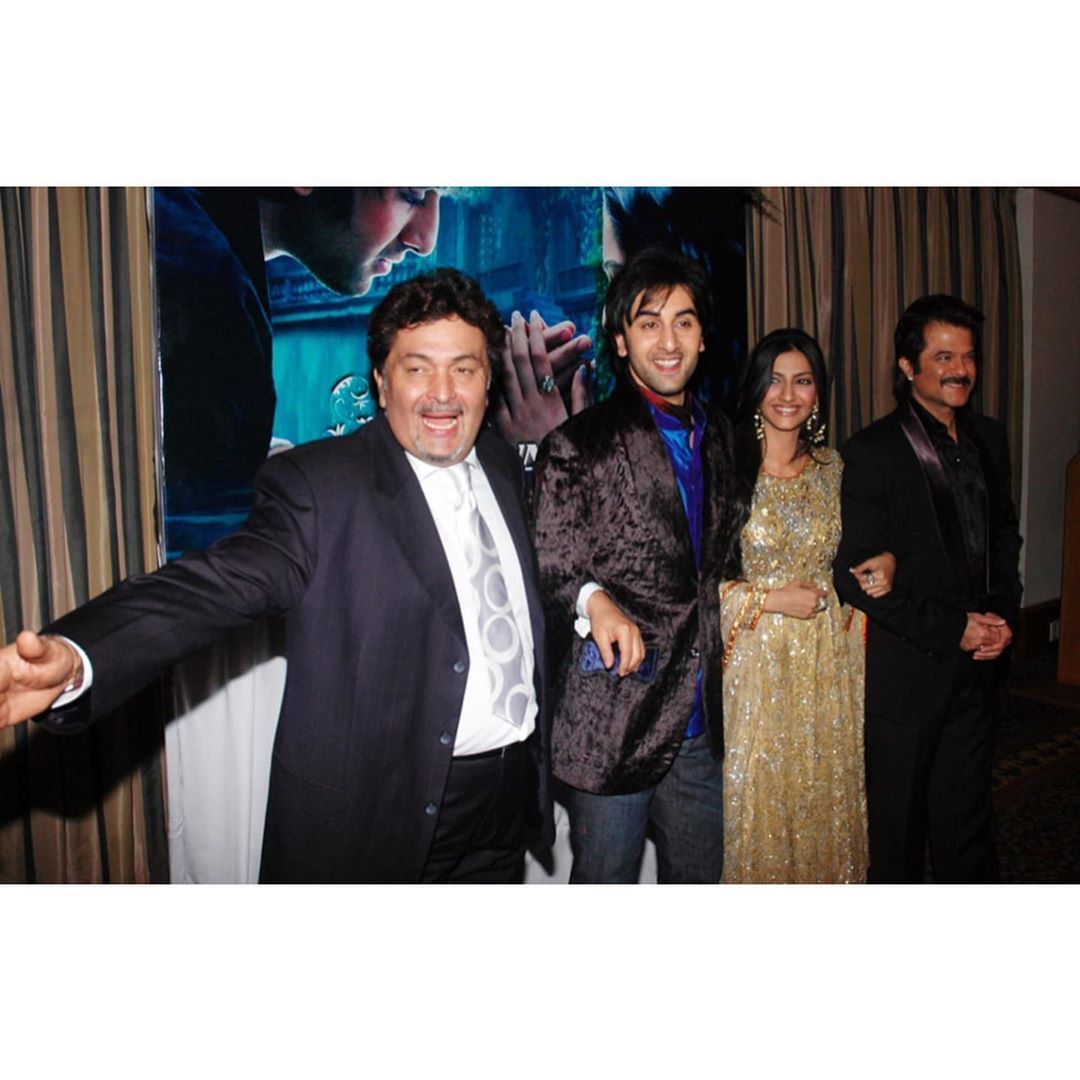 Anil Kapoor Shares Throwback Pics With Rishi Kapoor From The Music Launch Of Ranbir-Sonam’s Debut Film Saawariya