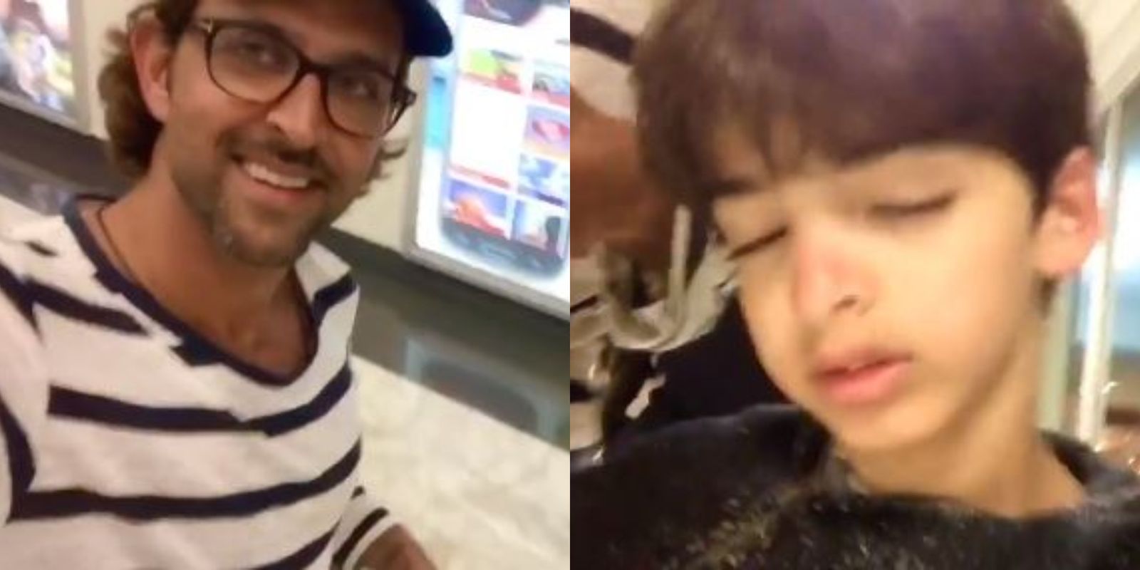 Hrithik Roshan Shares Funny Throwback Video Of Son Hridhaan 'Sleepwalking' Says He 'Learnt The True Meaning Of Multitasking'