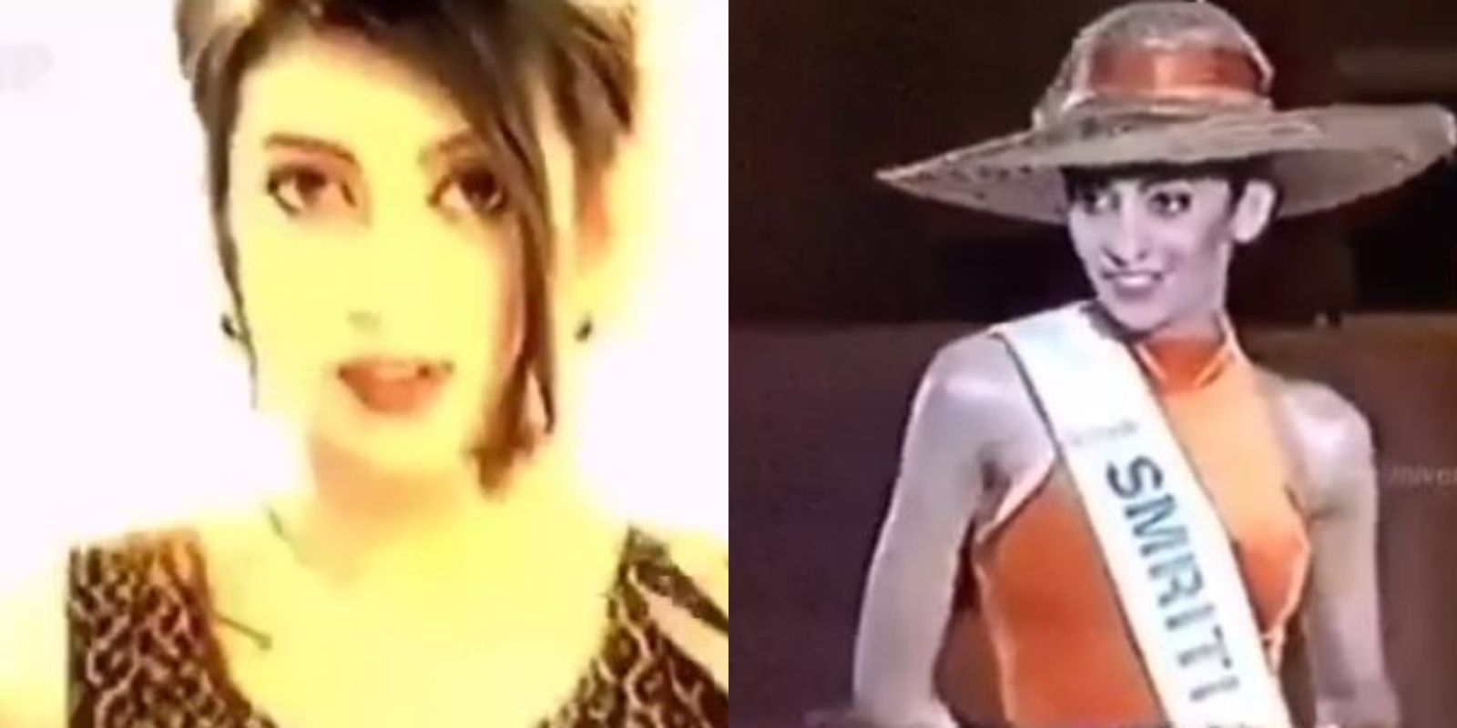 Ekta Kapoor Shares Rare Video Of Smriti Irani From The 1998 Miss India Pageant Where She Expressed Her Interest In Politics