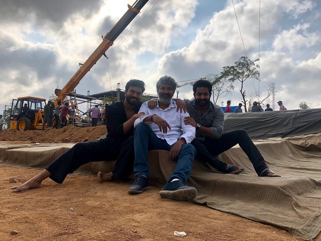 SS Rajamouli Volunteers To Resume Shoot For RRR On A Test Basis For Two Days With Ram Charan, Jr NTR