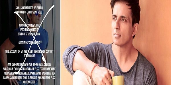 Sonu Sood Urges People To Report Fake Help Funds Asking Donations In His Name 