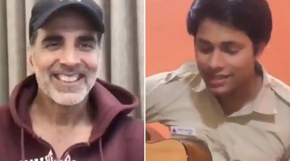 दिल्ली पुलिस के इस अधिकारी की सिंगिंग के फैन हुए अक्षय कुमार, वीडियो शेयर कर की तारीफ 
