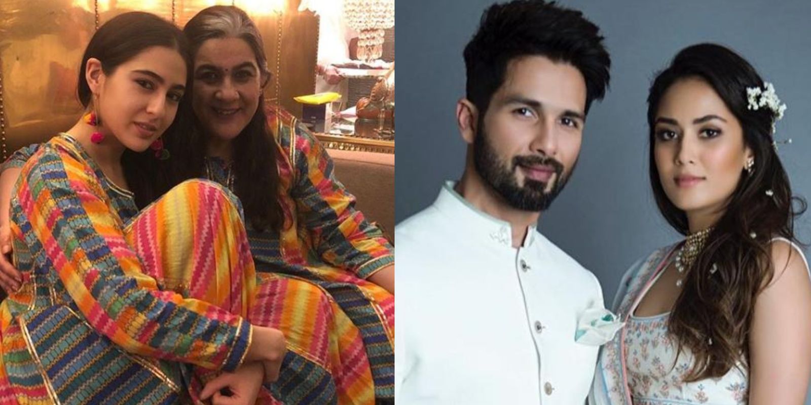 Mira Rajput Wants Us To Look Back At Shahid Kapoor's Complan Ad; Sara Ali Khan Twins With Her Mom