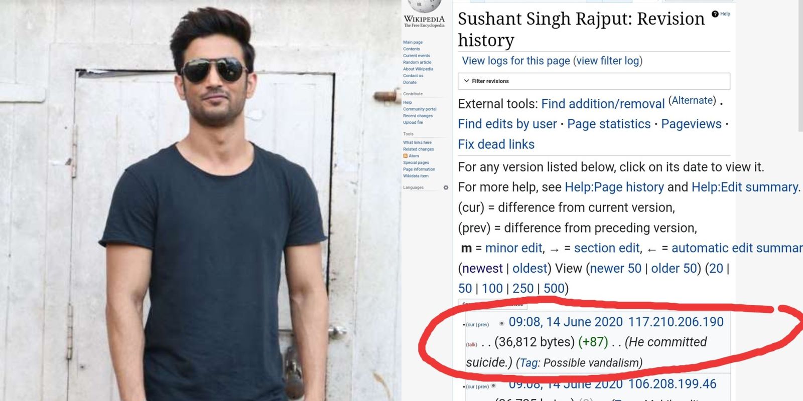 Was Sushant Singh Rajput's Wikipedia Page Updated Before His Death As Claimed By His Fans? The New Theory Goes Viral
