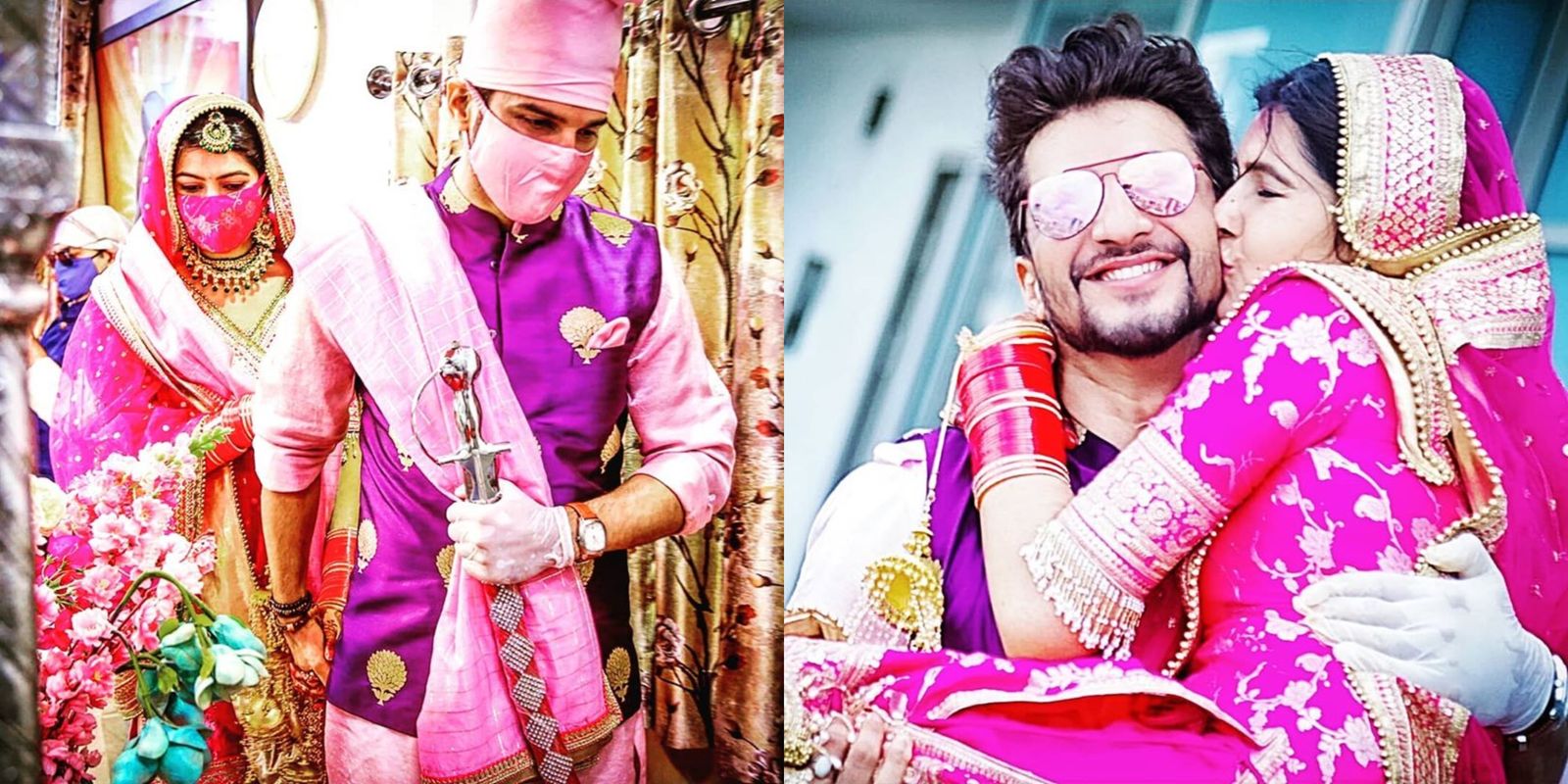 TV Actor Manish Raisinghan Shares Photos With Wife Sangeita Chauhaan From Their Gurudwara Wedding Writes, 'Just Married'