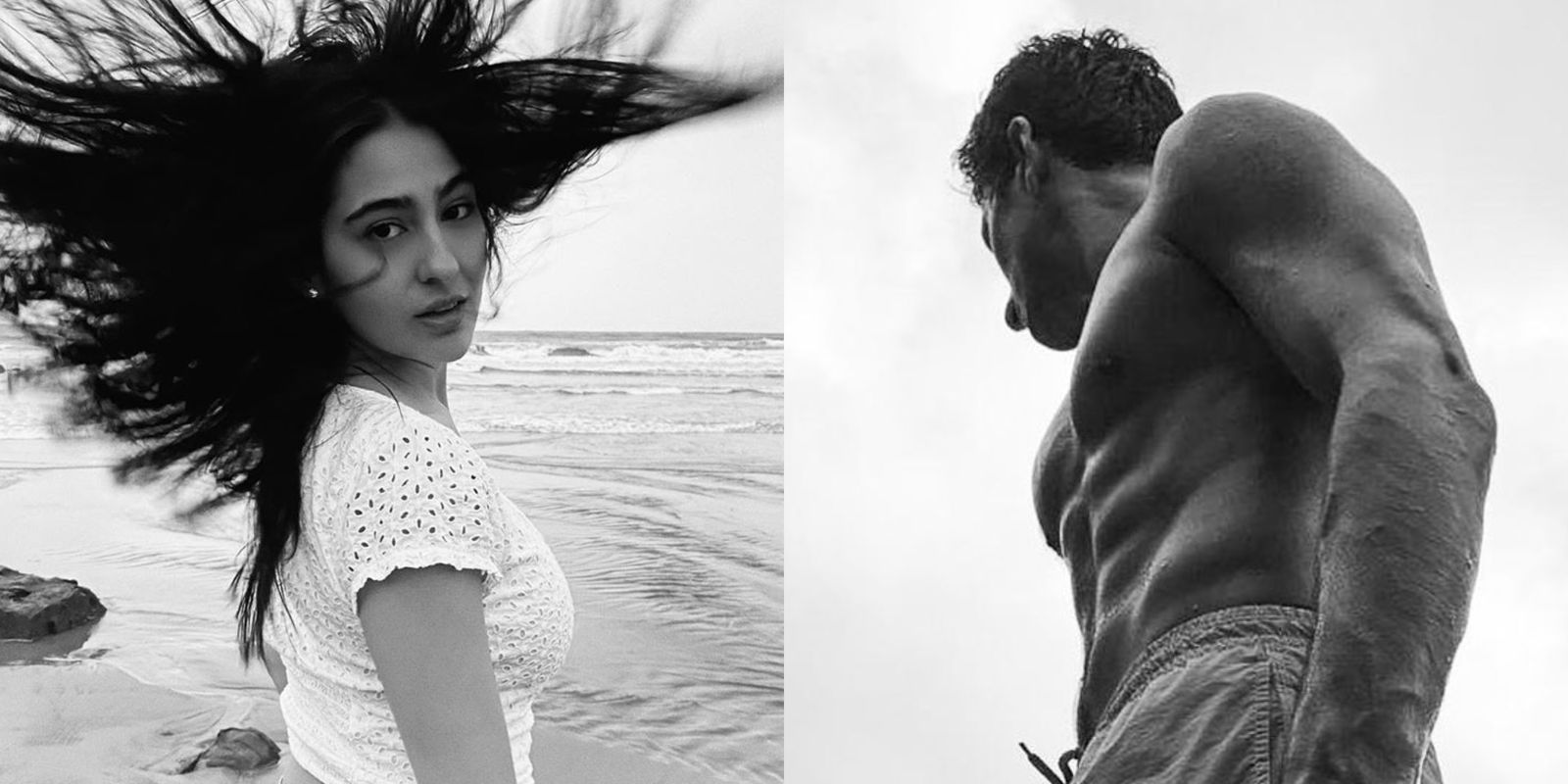 Sara Ali Khan And Brother Ibrahim Ali Khan’s Mesmerizing Monochrome Pictures Set The Internet On Fire