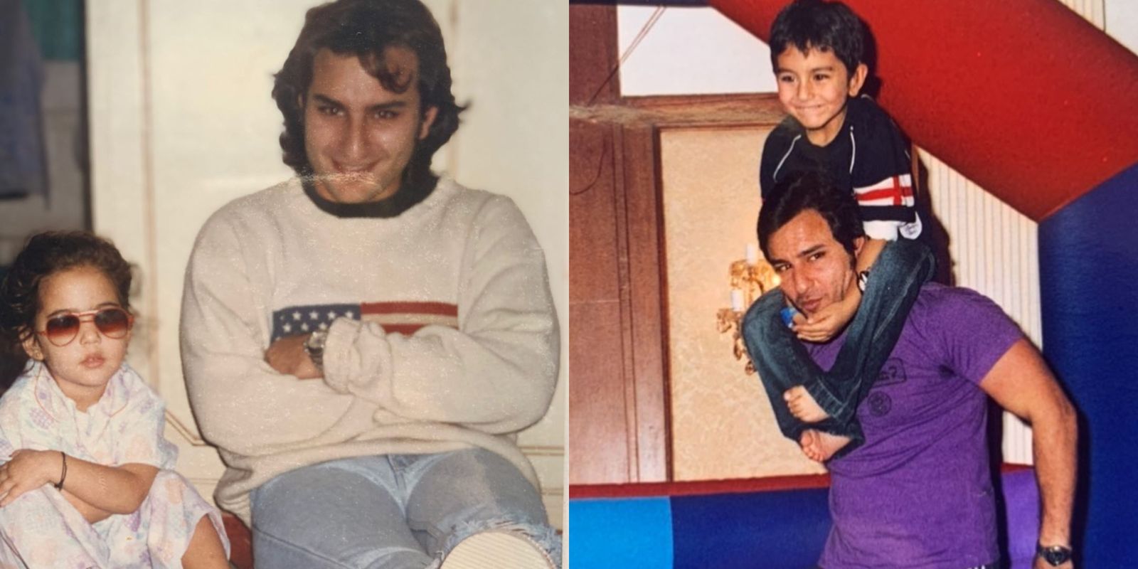 Happy Birthday Saif: Sara Ali Khan Relives Happy Memories With Her Abba Growing Up, Ibrahim Too Shares An Adorable Photo