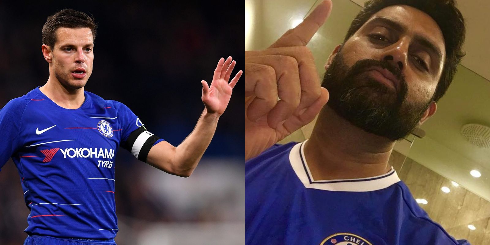 Down With COVID-19 Abhishek Bachchan Receives A Note From Chelsea Captain Cesar Azpilicueta, Says 'This Made My Week'