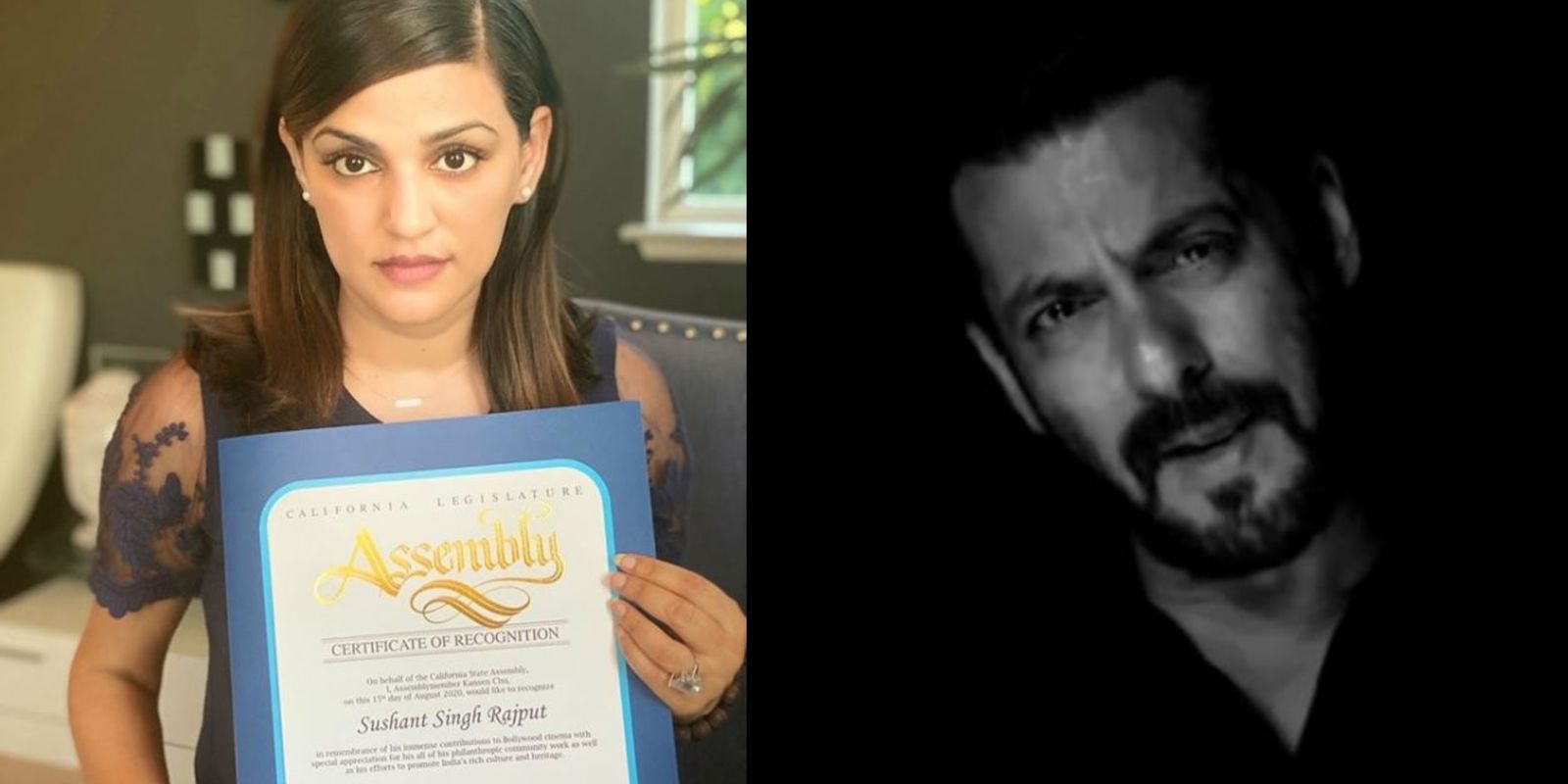 Sushant Singh Rajput's Sister Reveals How California Recognized His Contribution To Society; Salman Khan Croons Sare Jaha Se Accha