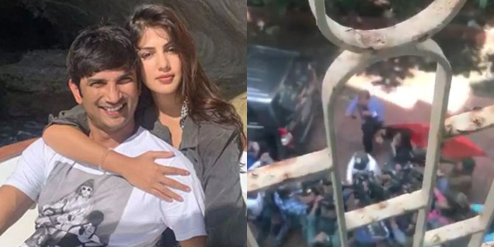 Rhea Chakraborty’s Father And Watchman ‘Ambushed’ By Reporters; Actress Shares Videos Asking Police For Help