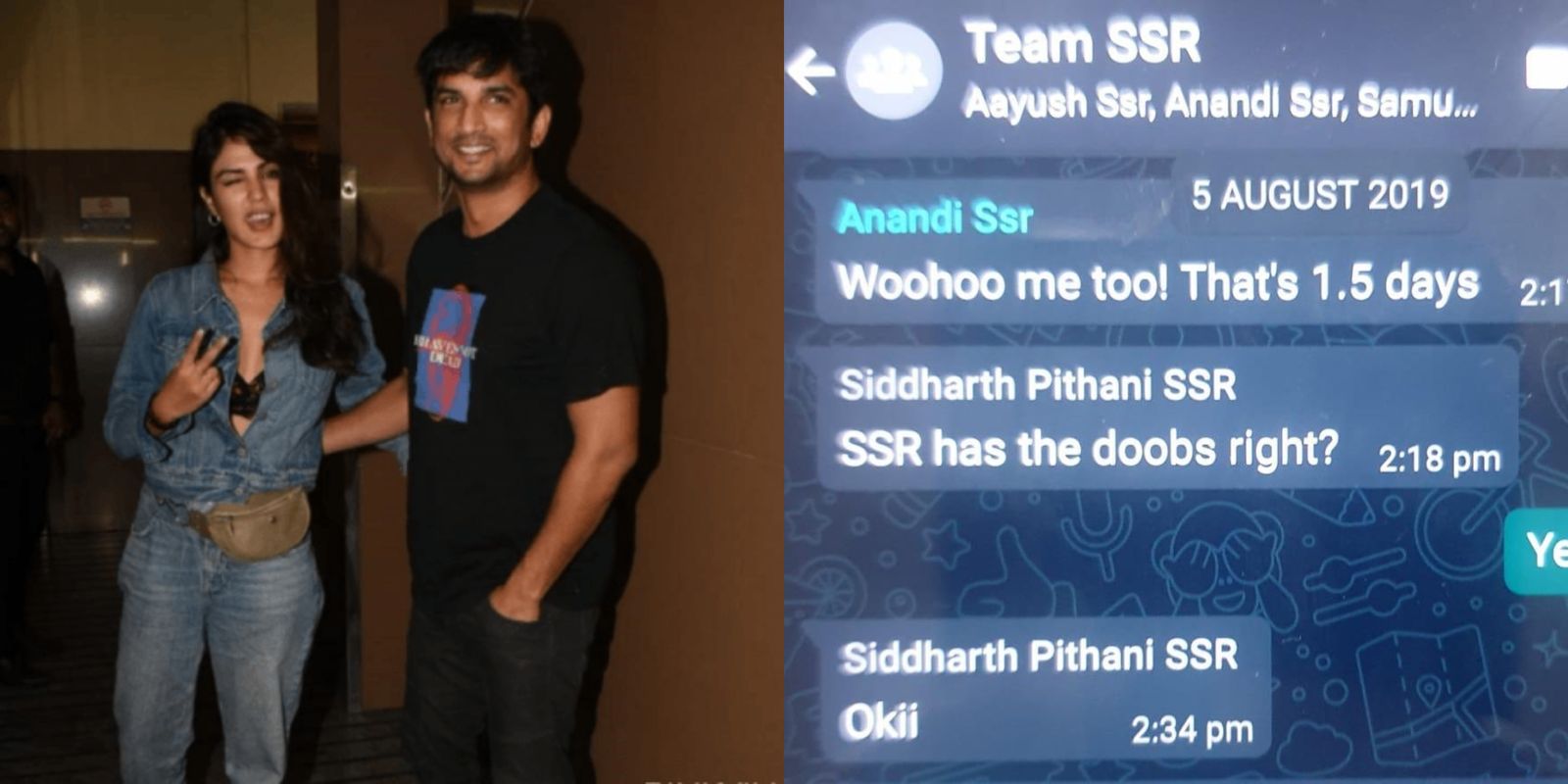 Sushant’s Sister Shweta Leaks Chats Where Rhea, Siddharth Pithani  And Others Discuss Drugs Asks 'What Do We Conclude?'