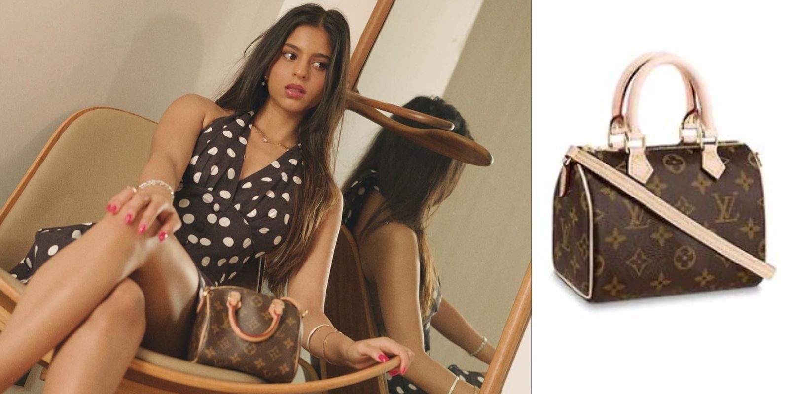 Suhana Khan Stuns In A Retro Look With Her 'Baby Louis Vuitton', The Price Of Her Tiny Handbag Might Makes Your Eyes Pop