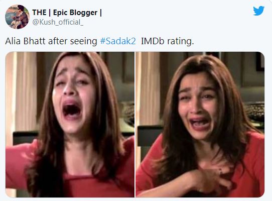 Sanjay Dutt, Alia Bhatt's Sadak 2 Ratings Slip As Low As 1.1 On IMDb, Twitter Couldn't Resist Rubbing It In With A Meme Fest