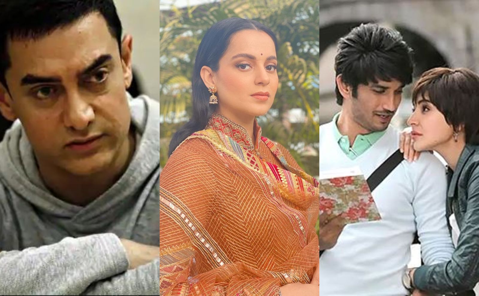 Kangana Ranaut Questions Anushka Sharma, Aamir Khan’s Silence On PK Co-Star Sushant Singh Rajput Death Case 