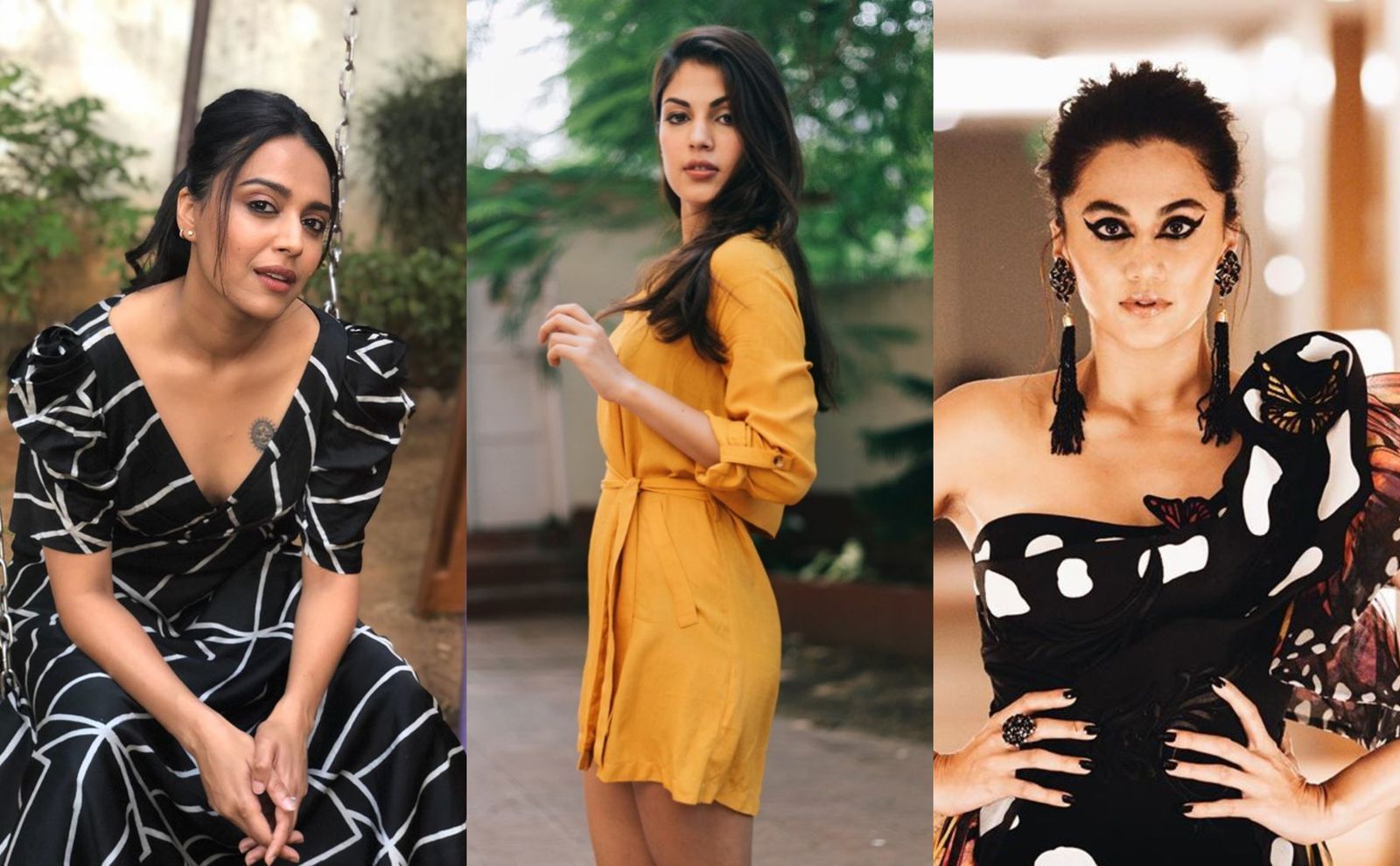 Taapsee Pannu And Swara Bhasker Speak Up In Support Of Rhea Chakraborty As She Faces Media Trial In Sushant Death Case 
