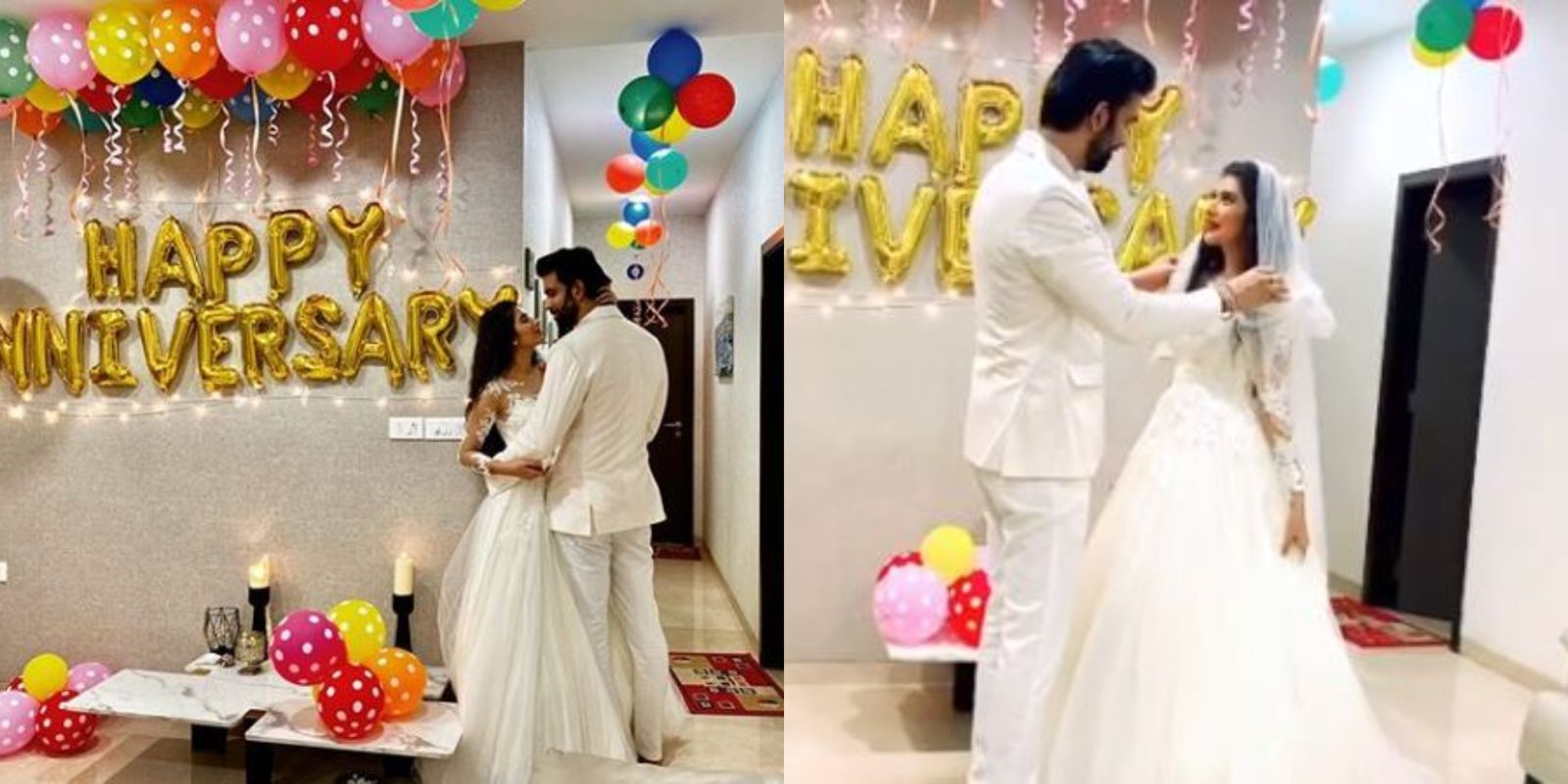 Rajeev Sen And Charu Asopa Celebrate Their Anniversary Over Three Months Late, Dress In Wedding Attires At Home; See Here  