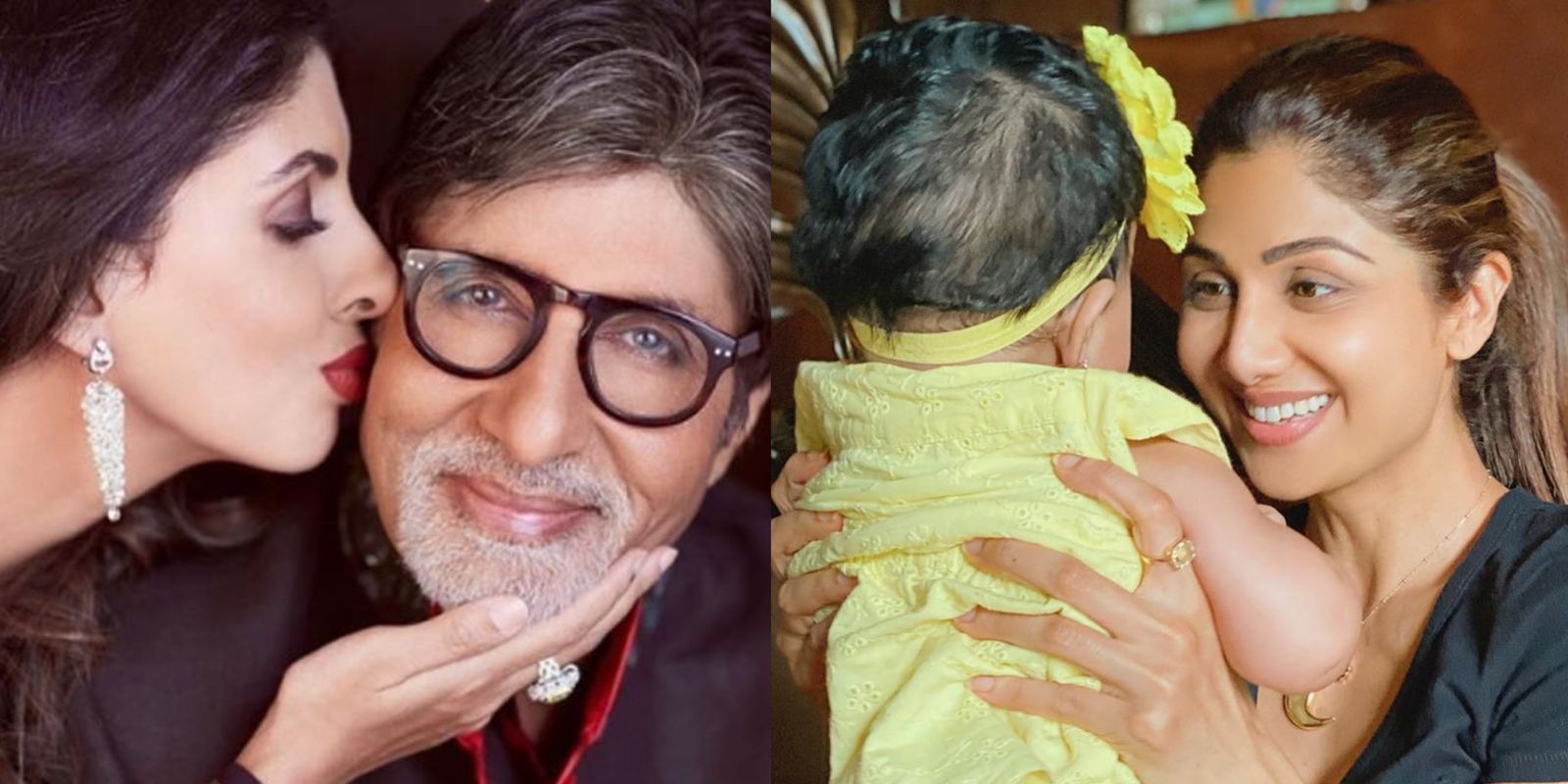 Daughter’s Day 2020: Amitabh Bachchan Shares Adorable Pics With Shweta; Shilpa Shetty Calls Samisha A Miracle
