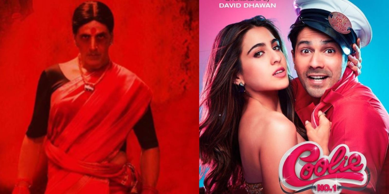 अक्षय कुमार की 'लक्ष्मी बॉम्ब' और वरुण धवन की 'कुली नंबर 1' में होगी जबरदस्त टक्कर, दिवाली पर रिलीज़ हो रही हैं फ़िल्म