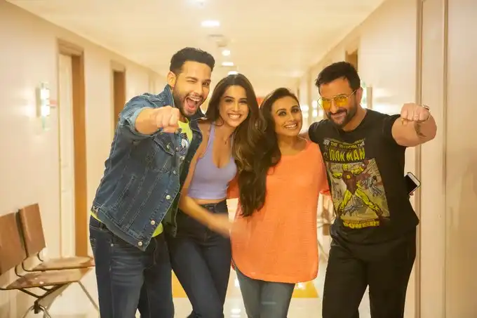 Bunty Aur Bubli 2: Siddhant Chaturvedi, Rani Mukerji, Saif Ali Khan And Sharvari Wrap The Film, See Pic