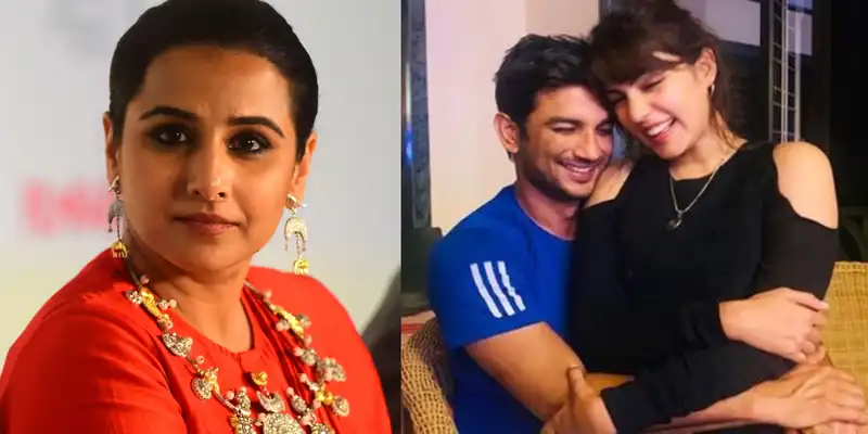 Vidya Balan Feels Sushant’s Death Has Become A Media Circus; Says ‘My Heart Breaks At The Vilification Of Rhea Chakraborty’